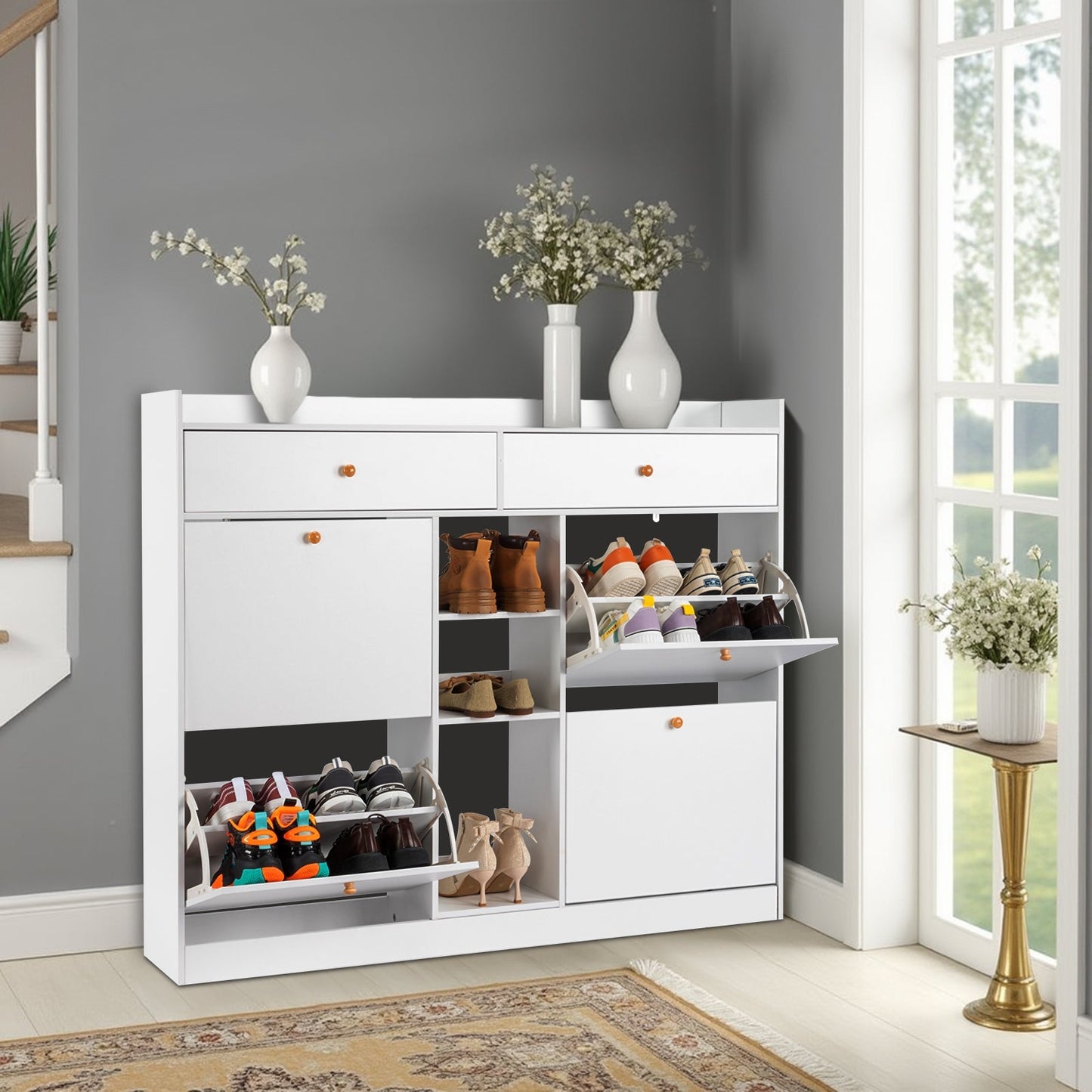 Spacious Shoe Cabinet