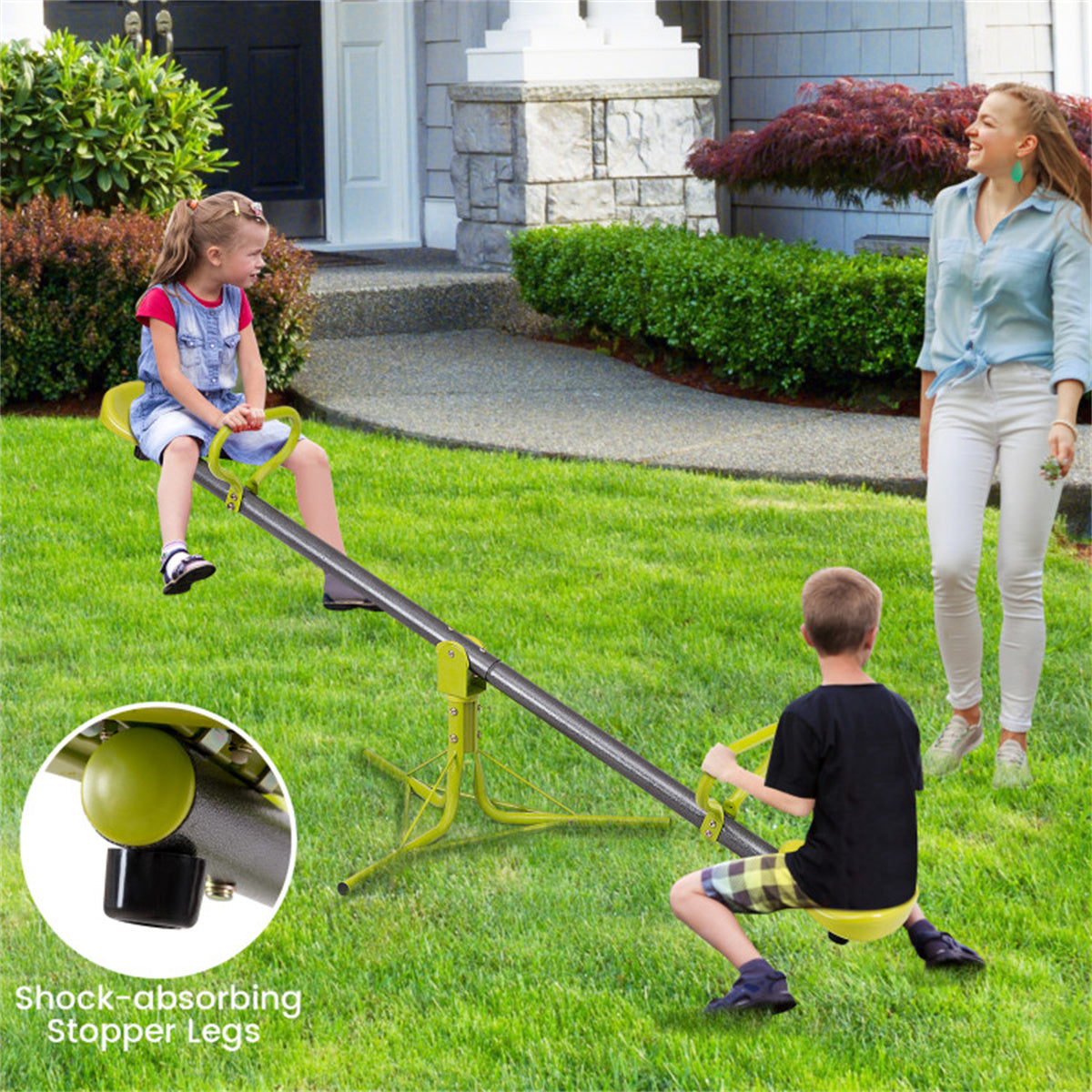 Kids Rotating Seesaw 70.9"x26.4"x27.6"