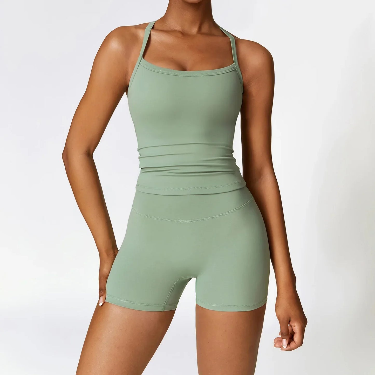 2 Piece Sports Fitness Leggings - MONLANE