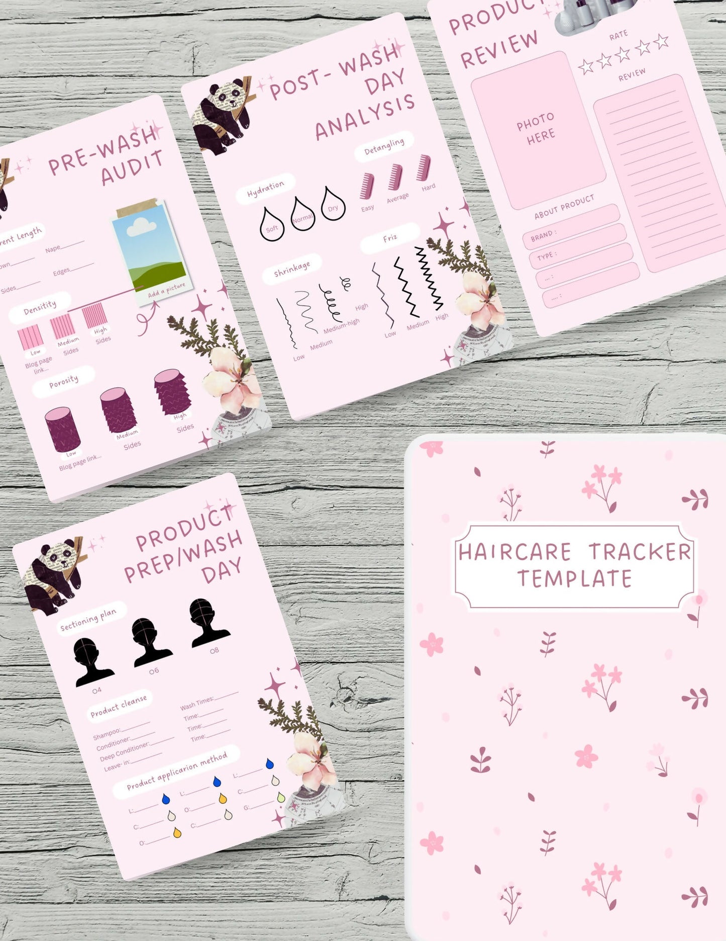 Haircare Tracker Template