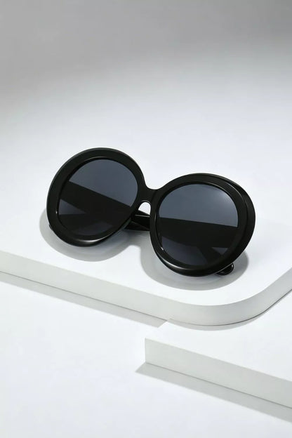 Oversized Round Frame Fashion Sunglasses