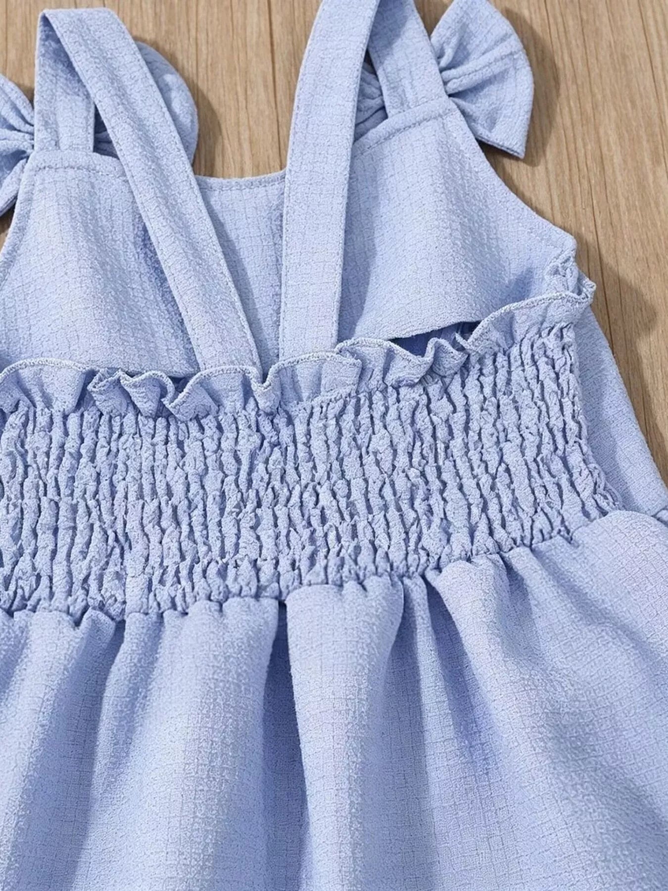 Children's Bowknot Sleeveless Dress