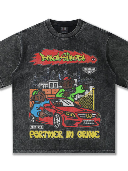 Men's Graphic Crew Neck T-Shirt