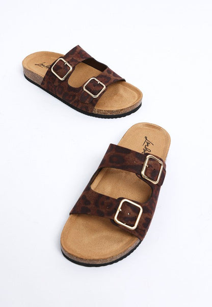 Gloriosa The Double Strap Slide Sandals
