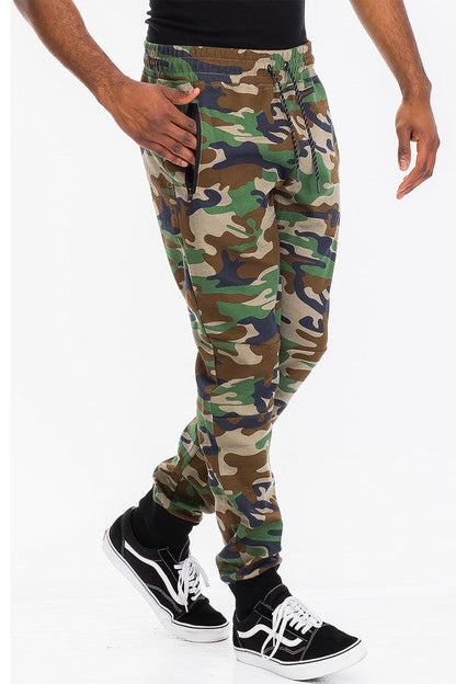 Mens Solid Heathered Jogger - MONLANE