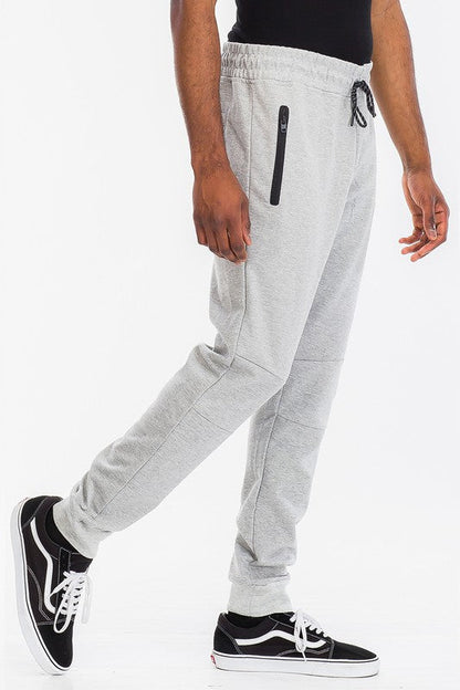 Mens Solid Heathered Jogger - MONLANE