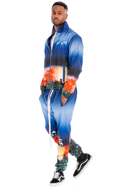 NYC & LA LIFE PRINT TRACK SUIT
