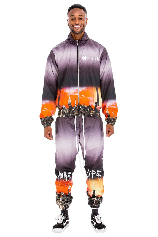 NYC & LA LIFE PRINT TRACK SUIT