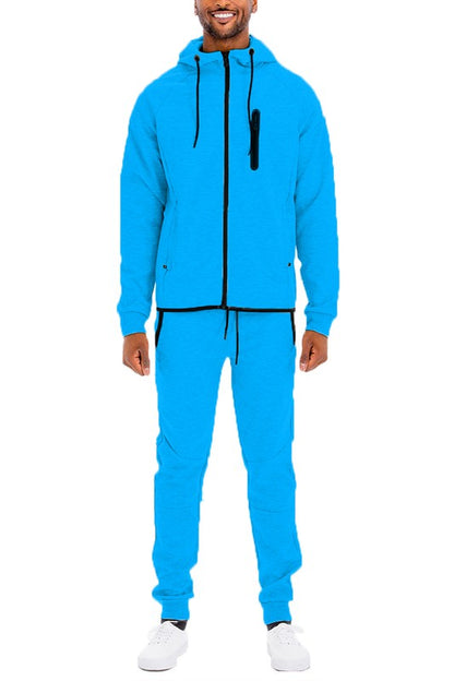 Mens Full Zip Sweat Set - MONLANE
