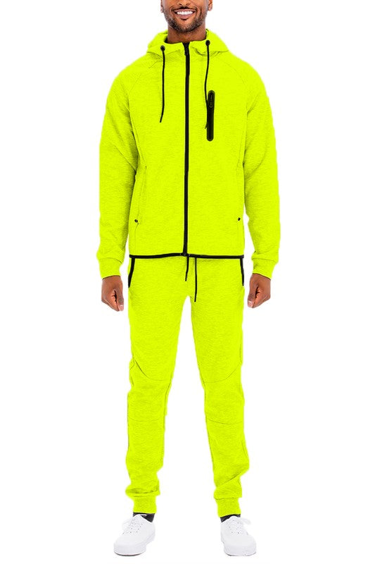 Mens Full Zip Sweat Set - MONLANE