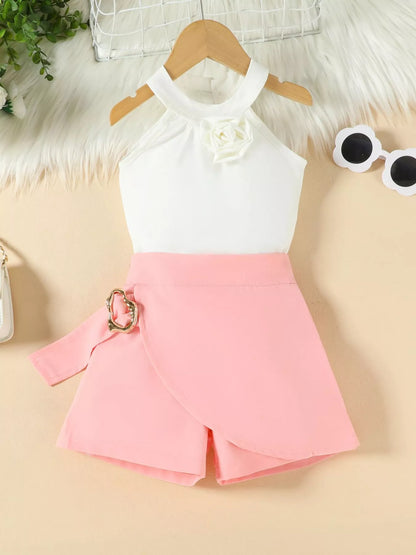 Children's Sleeveless Top & Skirt Set
