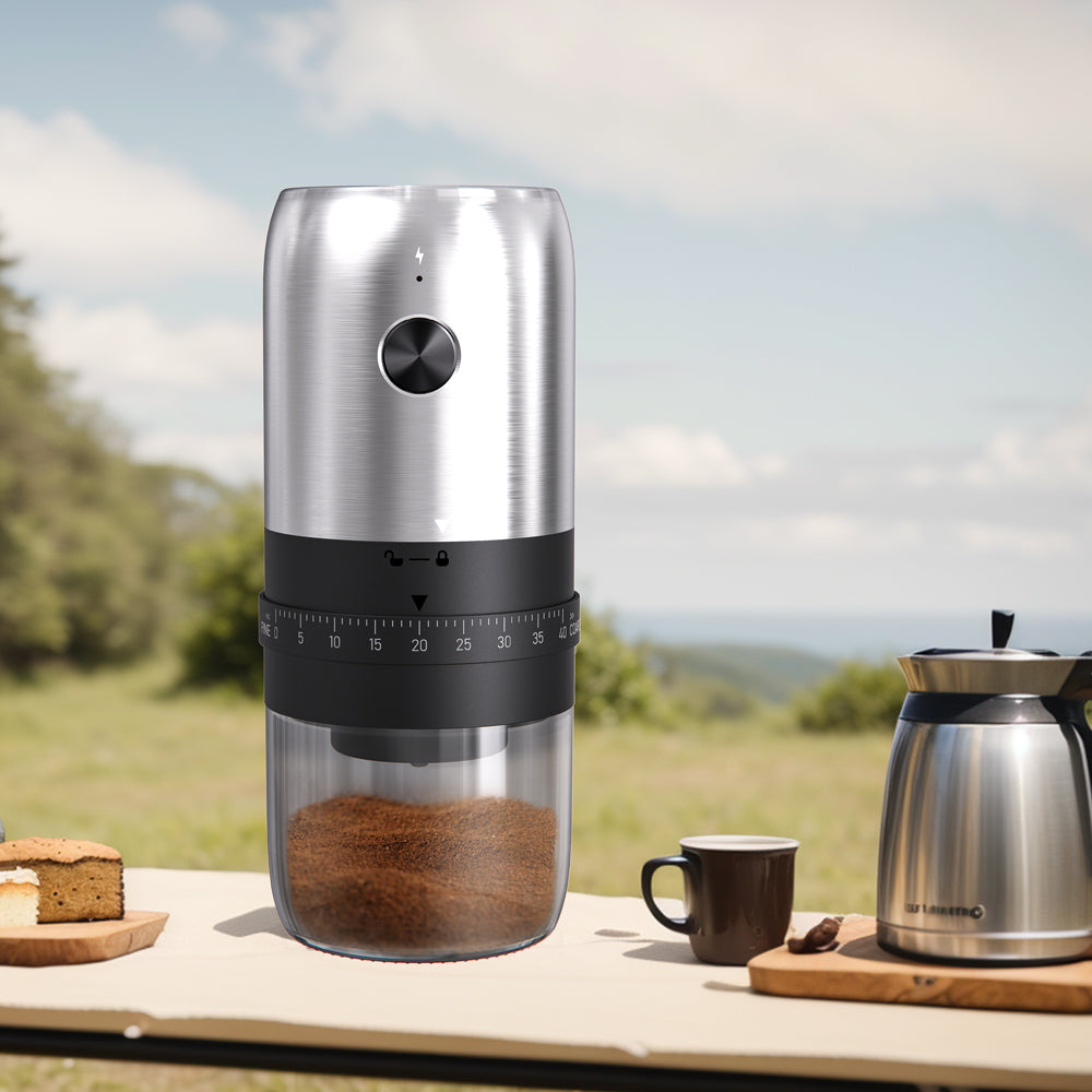 Portable coffee grinder