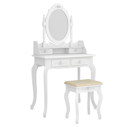 Concise 4-Drawer Rotation Dresser
