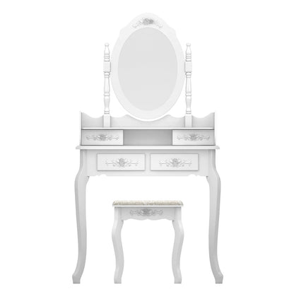 Concise 4-Drawer Rotation Dresser