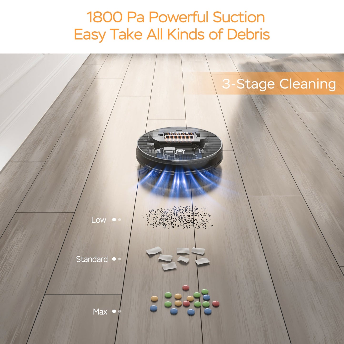 Robot Vacuum Cleaner G6 - MONLANE