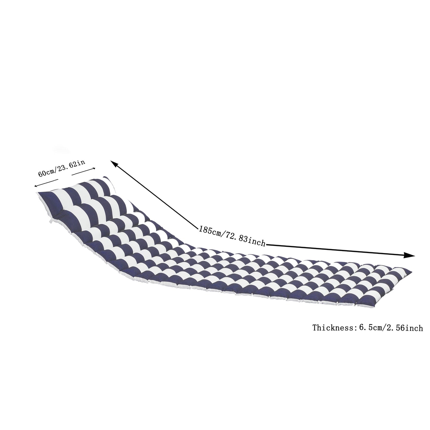 2 PCS Outdoor Lounge Chair