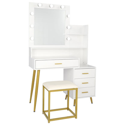 Vanity Set with LED Bulbs