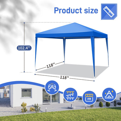 10'x10' Gazebo Waterproof Outdoor Canopy