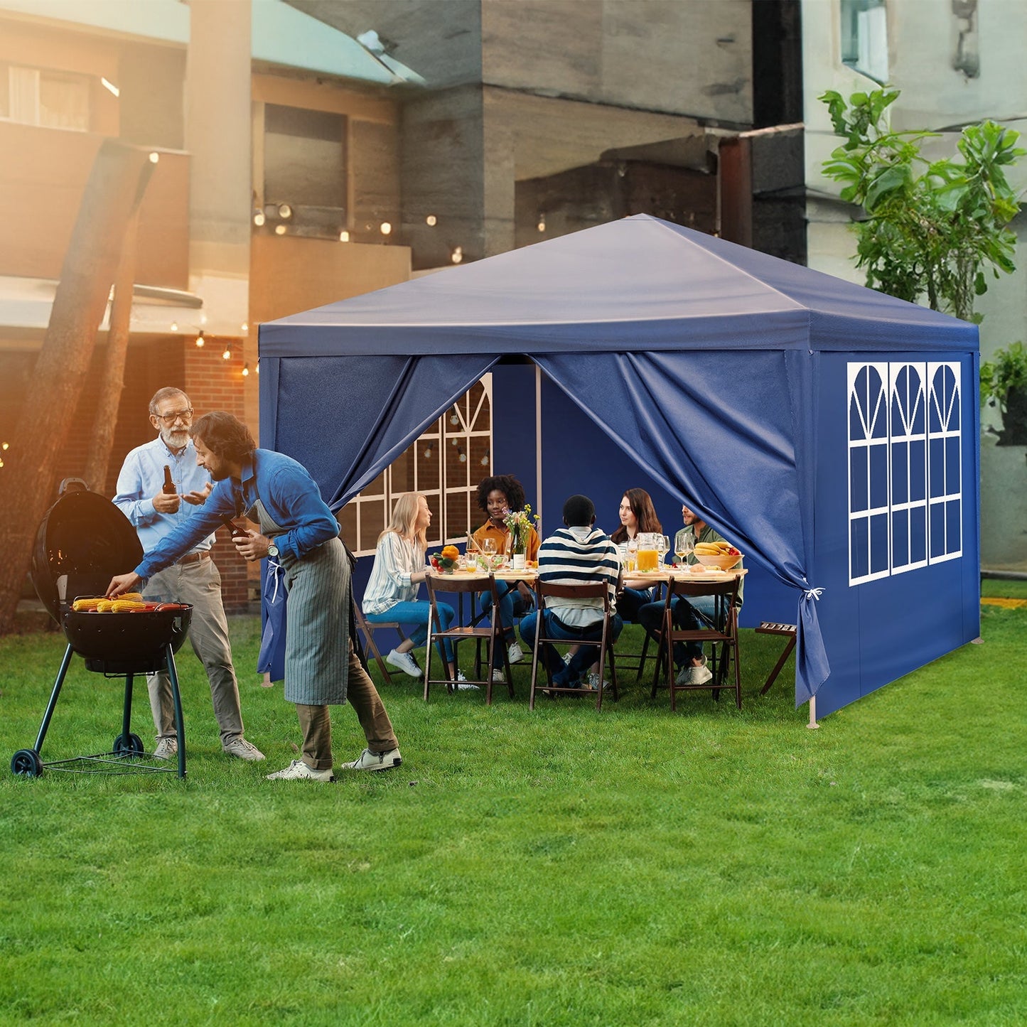 10'x10' Gazebo Waterproof Outdoor Canopy