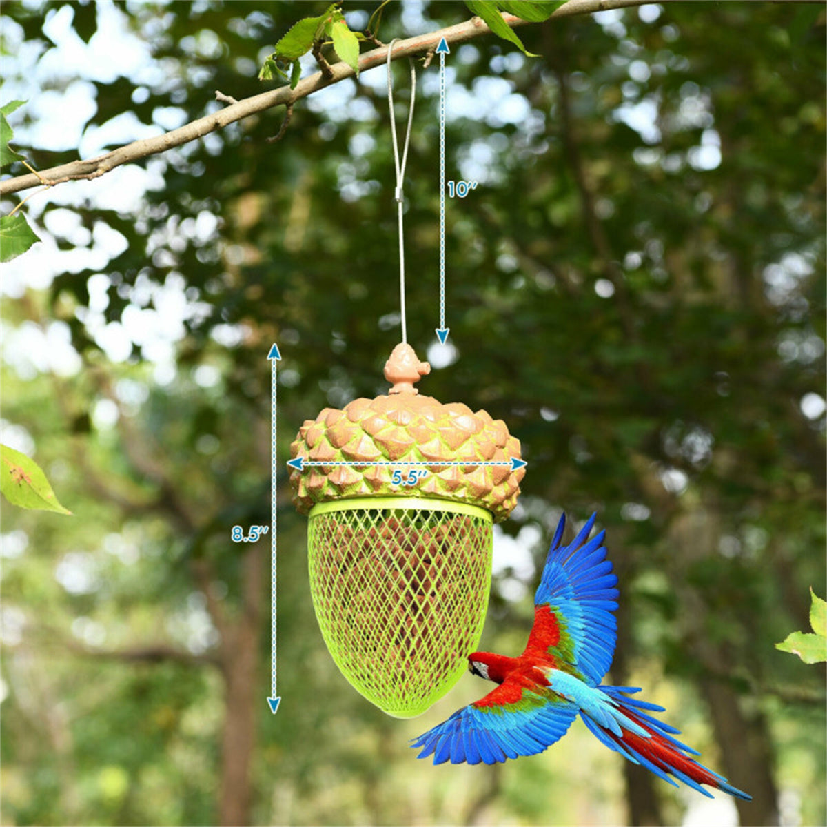 Bird Feeder Outdoor Hanging Food Dispenser - MONLANE