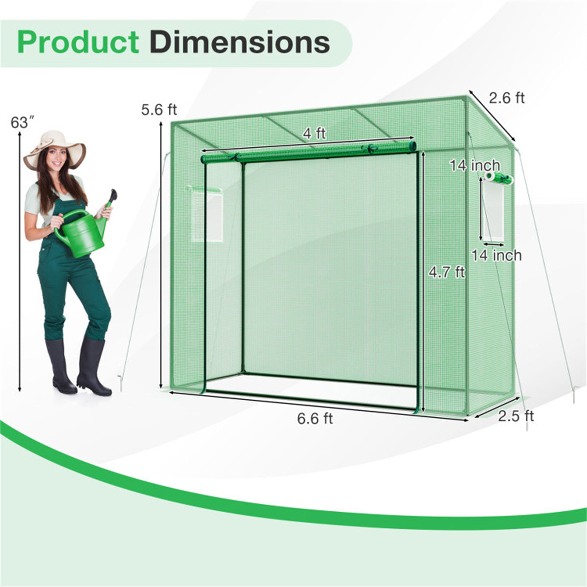 Outdoor Mini Greenhouse - MONLANE