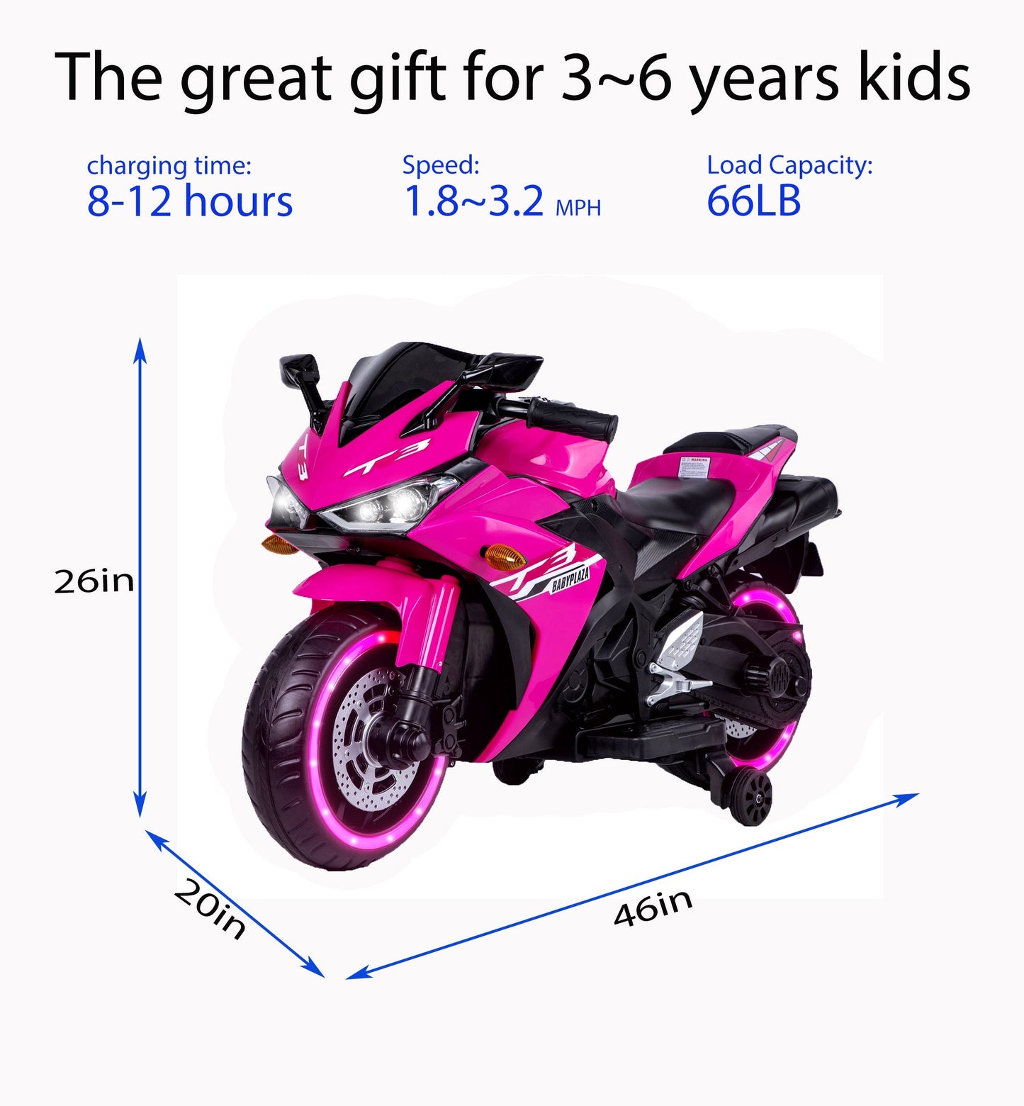 Kids 12V Motorcycle - MONLANE