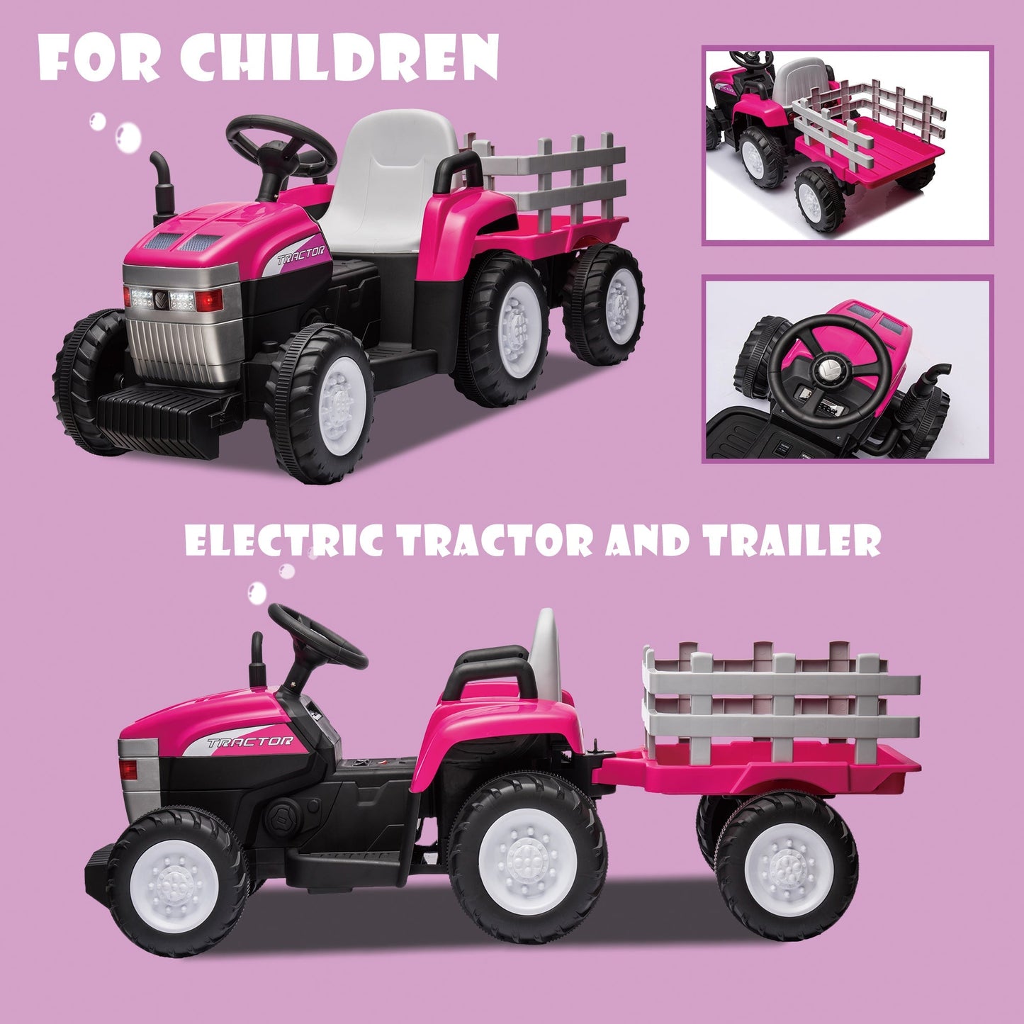 Battery-Powered Toy Tractor - MONLANE