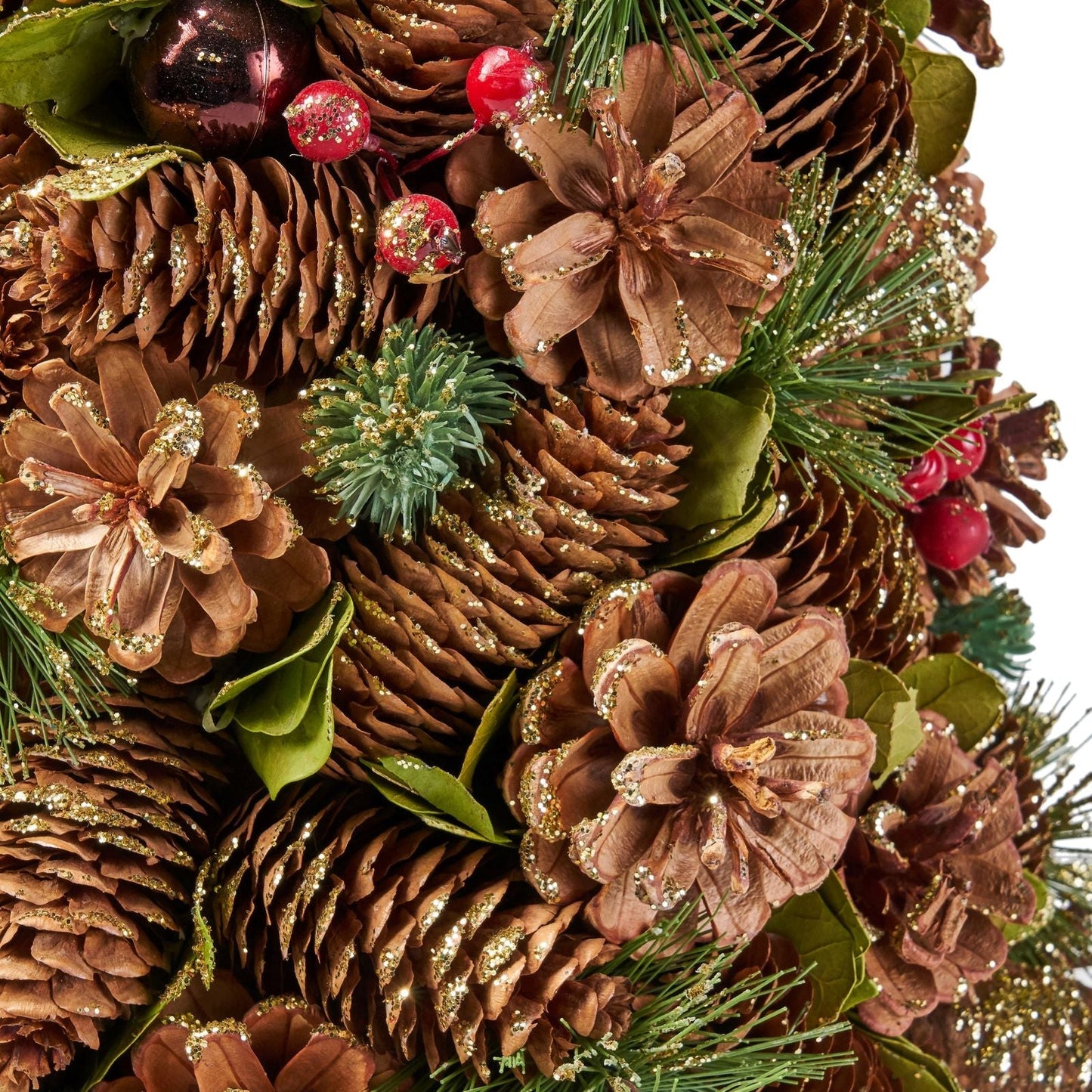 Pine cone table top tree
