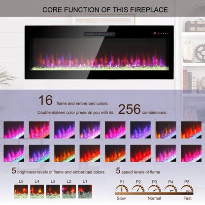 Electric Wall Mounted Fireplace