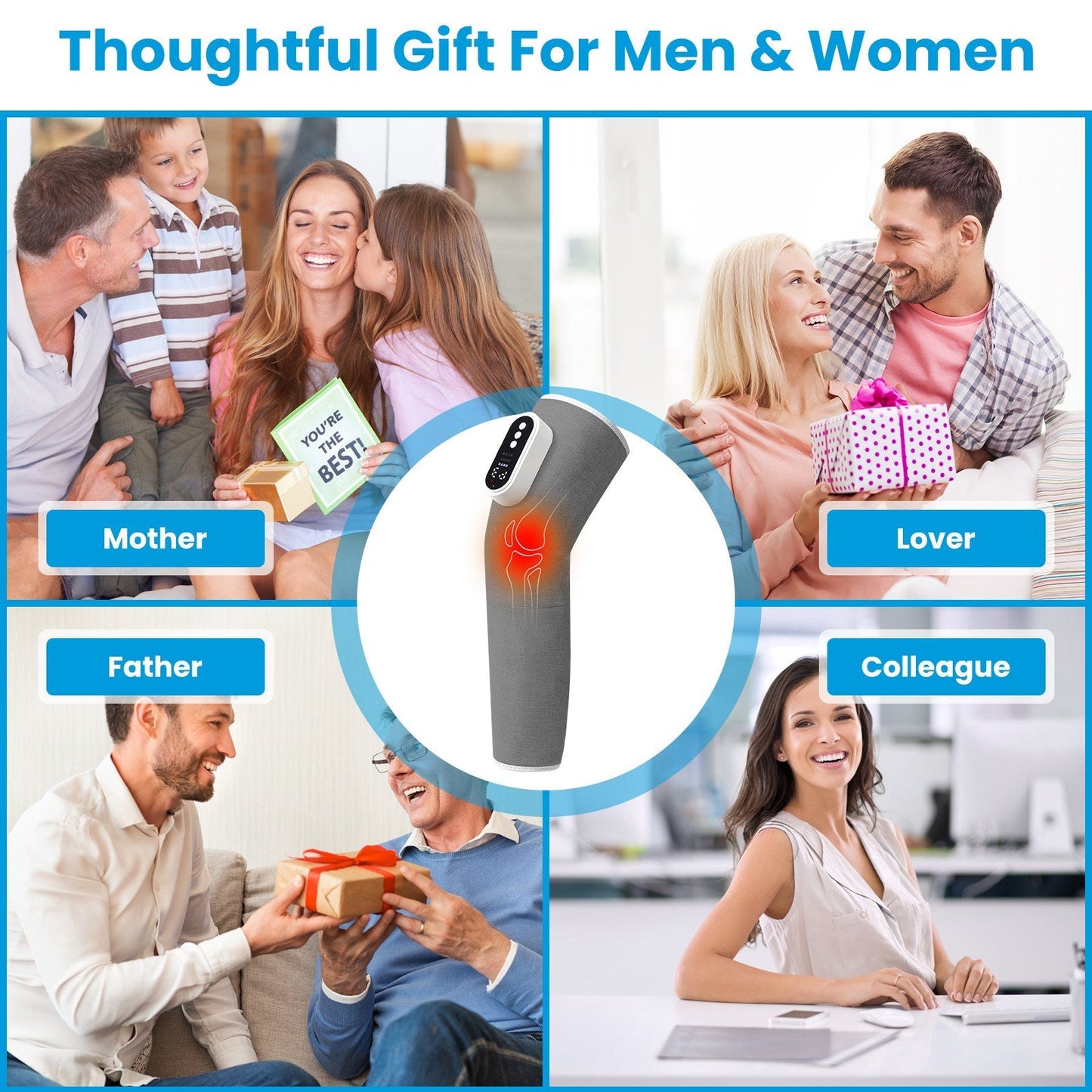 Cordless Air Compression Leg Massager - MONLANE