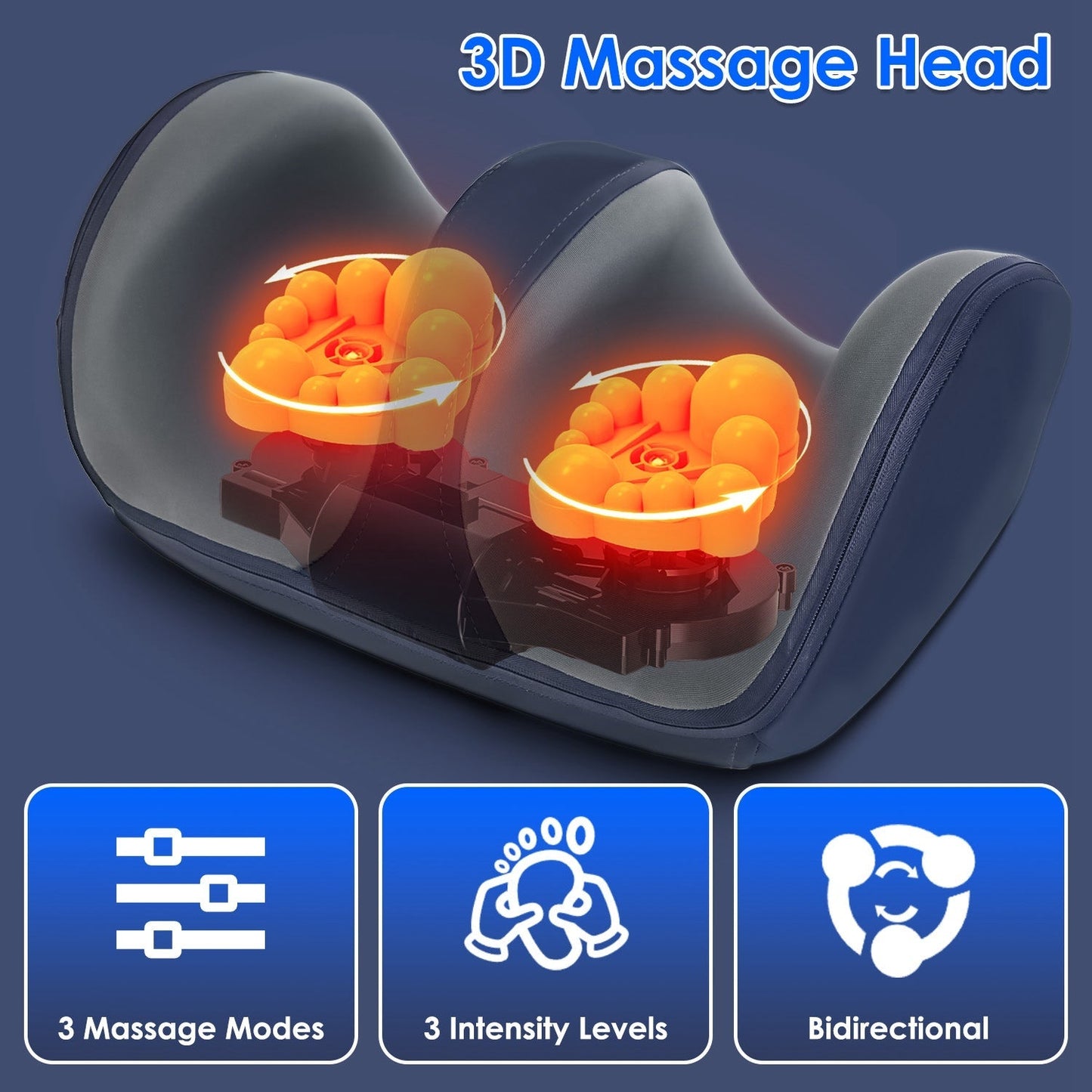 Foot Massager with Heat - MONLANE