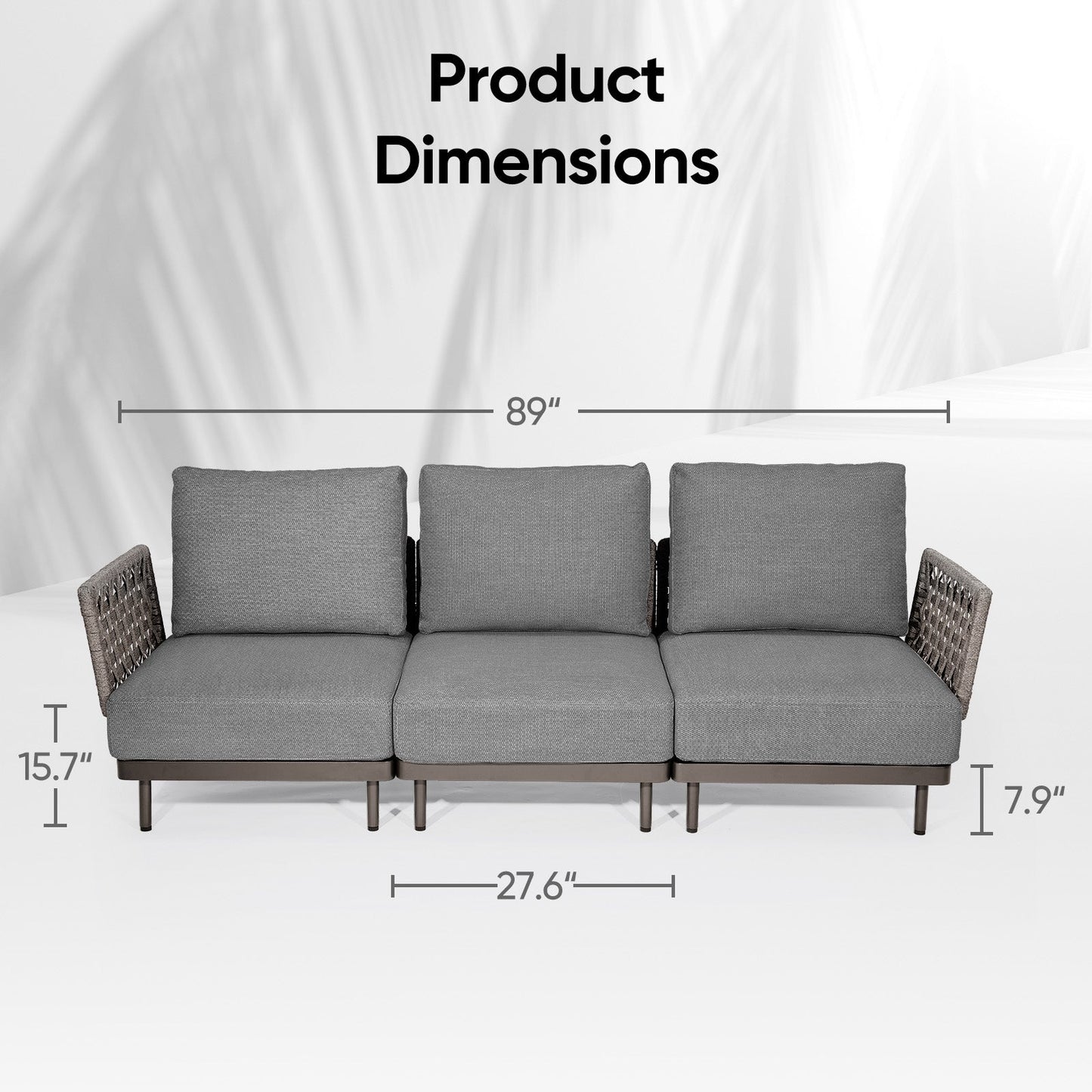 3 Seat Outdoor Sofa