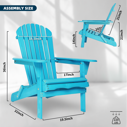 Wood Lounge Patio Chair