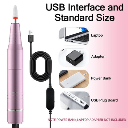 USB Nail Drill Machine