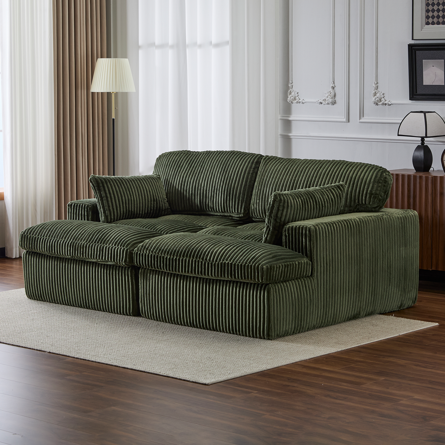 Double Chaise Oversized Lounge Chair