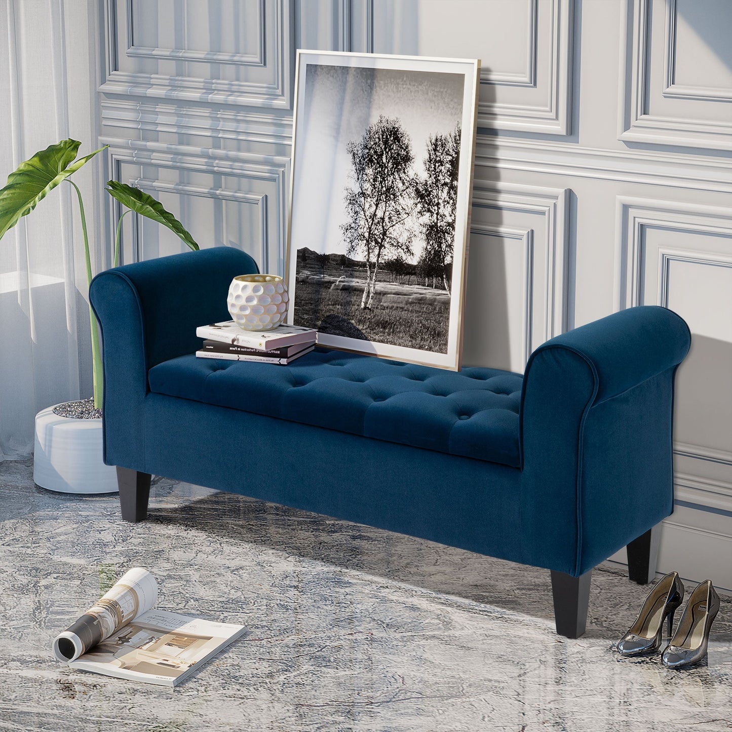 Flip Top Storage Bench