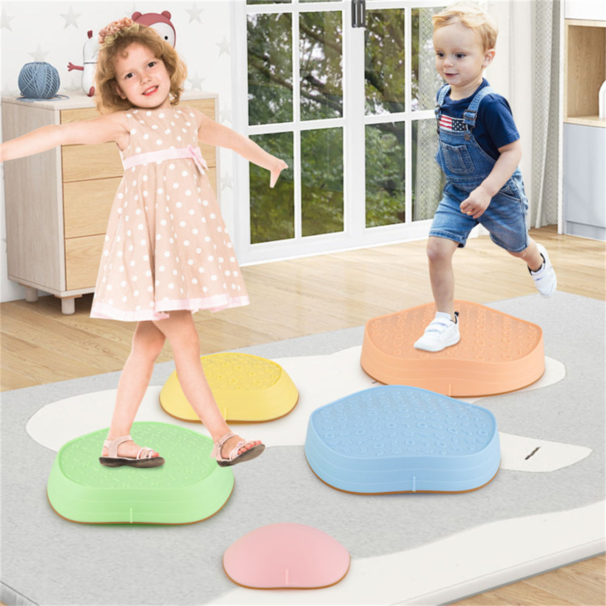 Kids Non-Slip Stepping Stones