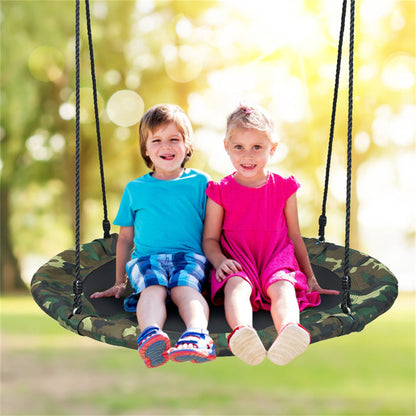 Heavy-Duty Steel Round Tree Swing