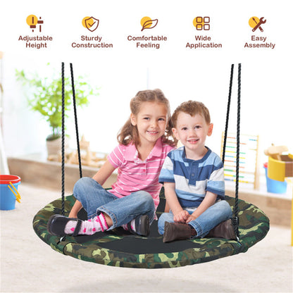 Heavy-Duty Steel Round Tree Swing