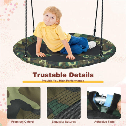 Heavy-Duty Steel Round Tree Swing