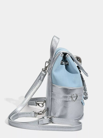 Heart Flap Backpack Bag