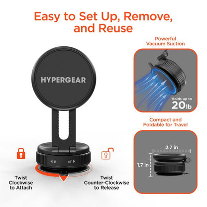 HyperGear Mag Vac Magnetic Phone Mount