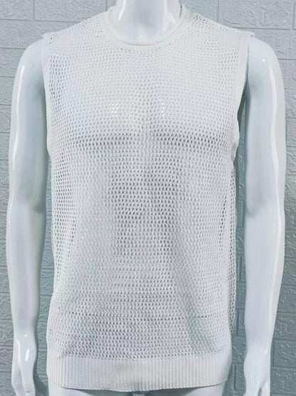 Men's Sleeveless Knit Top