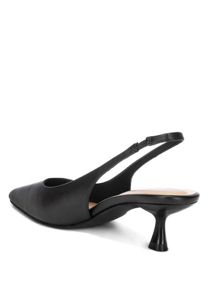 Shala Kitten Heel Slingbacks