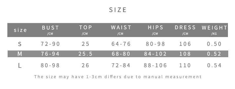 Mesh splicing perspective suspender top dress set