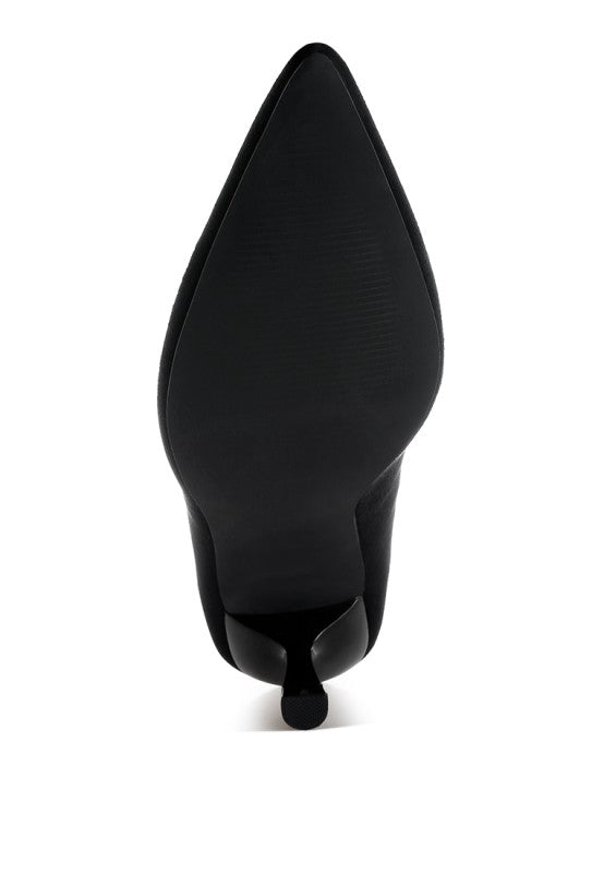 Nivara Pointy Toe Kitten Heels