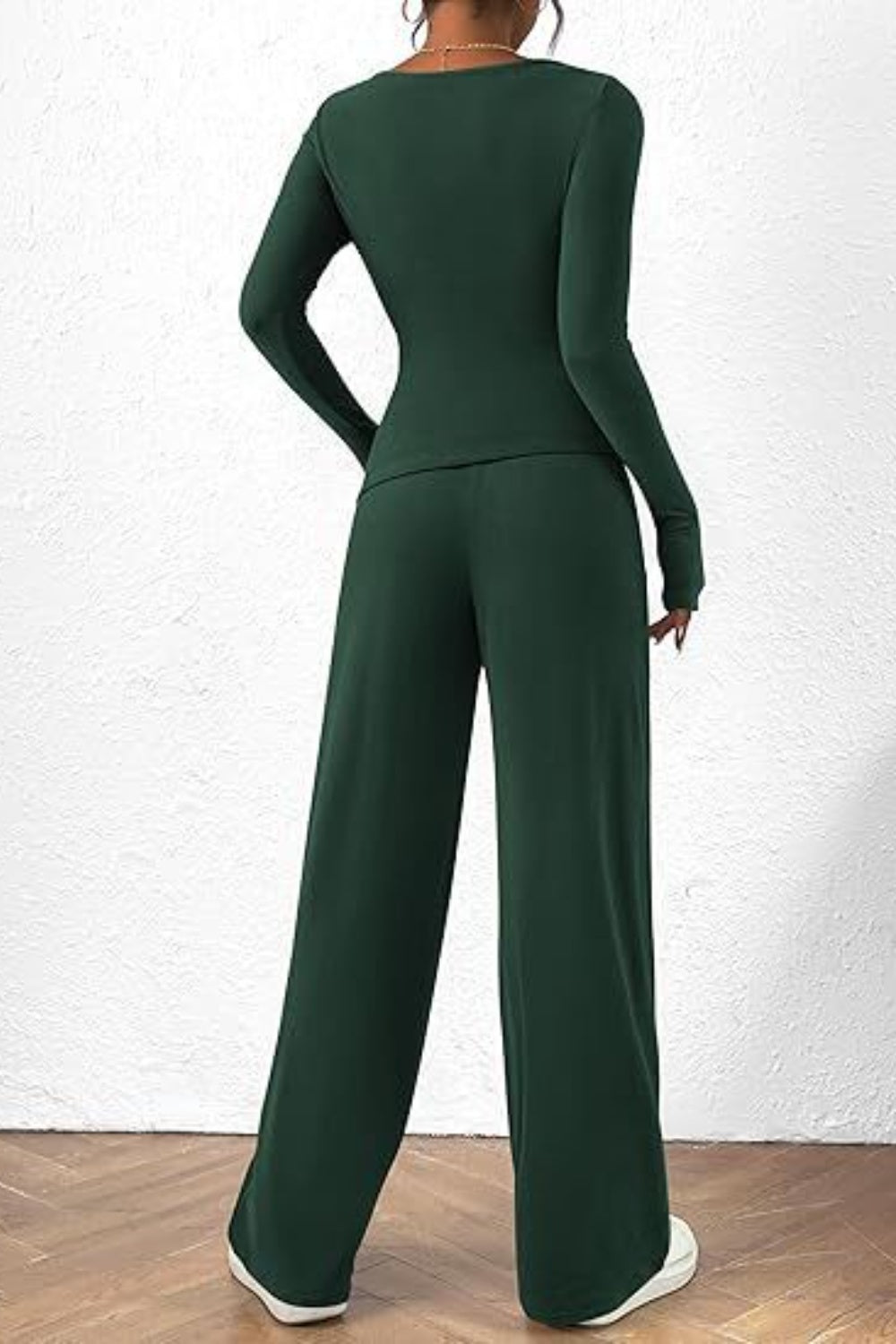 Long Sleeve Top Pants Set - MONLANE