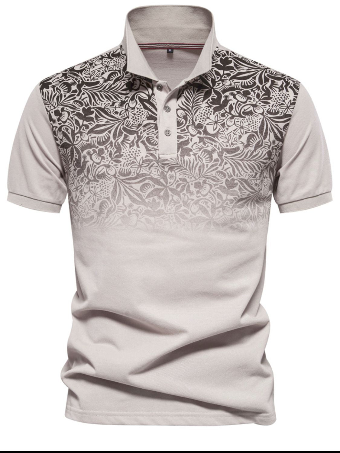 Men's Printed Short Sleeve Polo