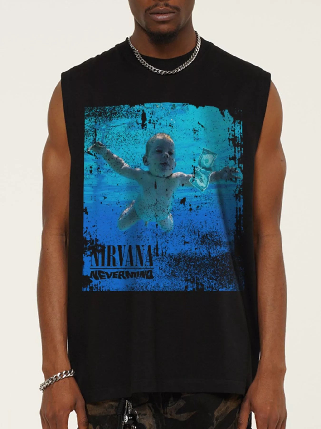 Men's Graphic Sleeveless Tank Top