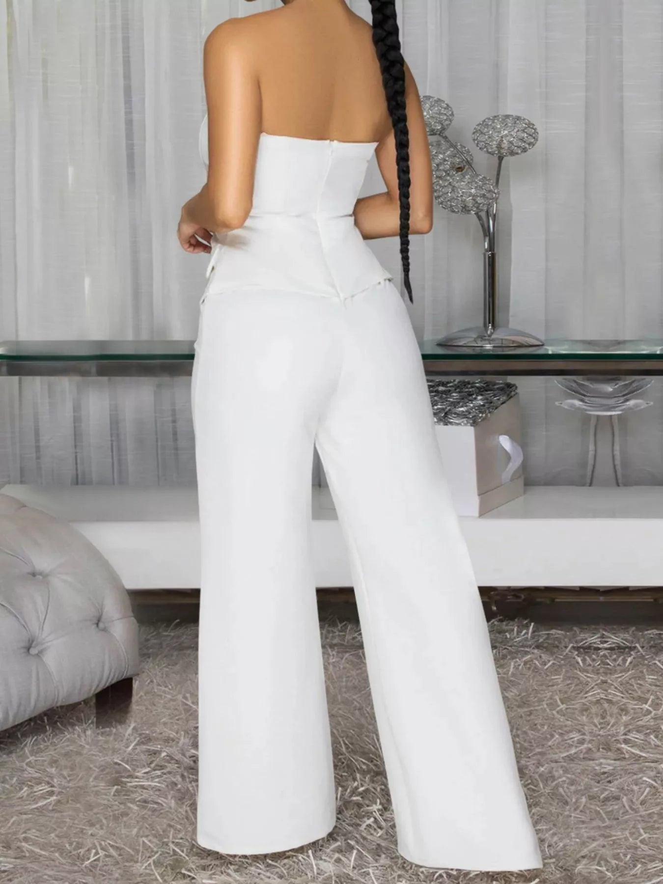 Tube Wide Leg Jumpsuit